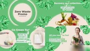 Videohive zero waste save the planet promo Openers template preview