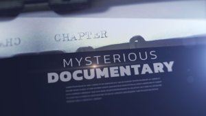Videohive Mysterious Documentary Opener Video Displays template preview