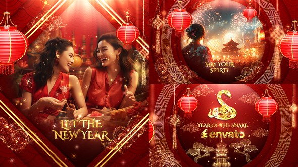 Videohive Chinese New Year Slideshow 56368387 Video Displays template preview
