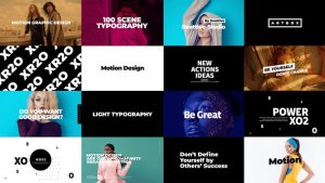 Videohive 100 Typography Package 2 Titles template preview