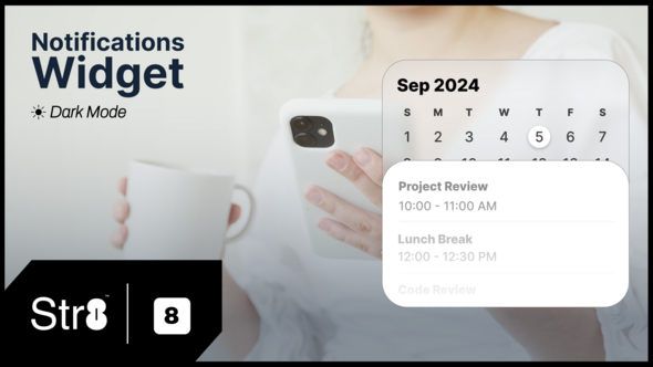 Videohive Notifications Widget (DarkMode) Elements template preview