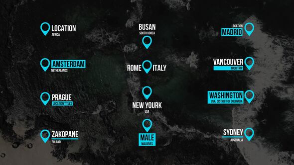 Videohive Location Titles 2.0 | AE 50120168 Titles template preview