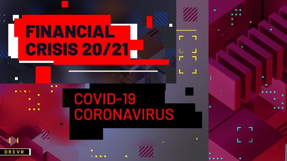 Financial Crisis/ Coronavirus COVID-19/ Business Analytics/ Virus/ Techno Blog/ Youtube Intro/ TV/ I Video Displays template preview