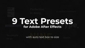 Videohive Text Presets 45777388 Titles template preview