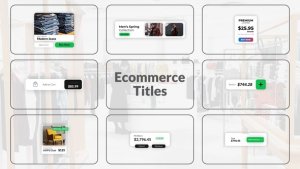 Videohive Ecommerce Titles Titles template preview