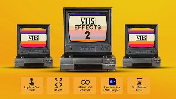 Videohive VHS Effects 2 Elements template preview
