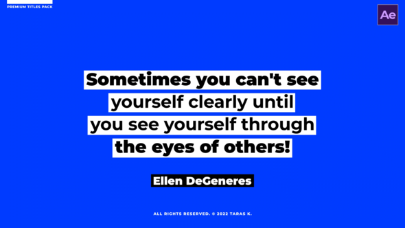 Videohive Modern Quotes  AE Titles template preview