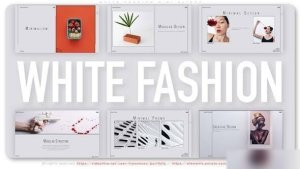 Videohive White Fashion Mini Slides Openers template preview