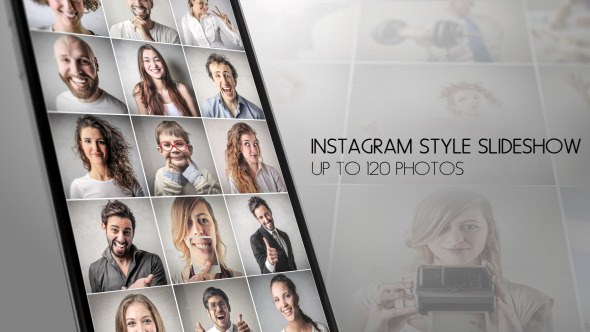 Videohive Instagram Slideshow Video Displays template preview