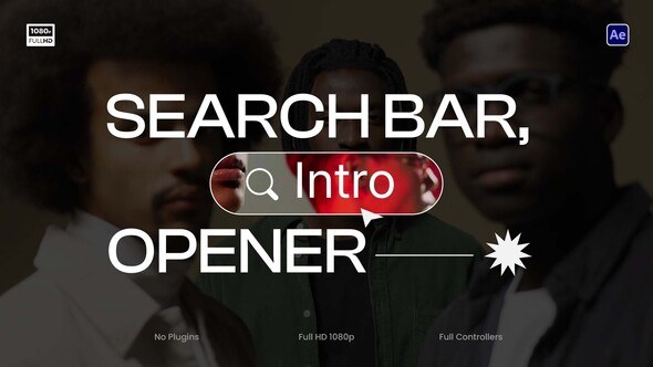 Videohive Search Bar Intro Opener Openers template preview