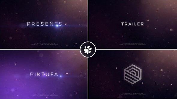 Particles | Trailer Titles Video Displays template preview