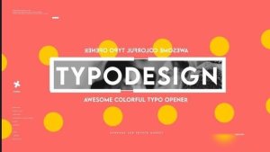 Videohive New Typo Intro Openers template preview