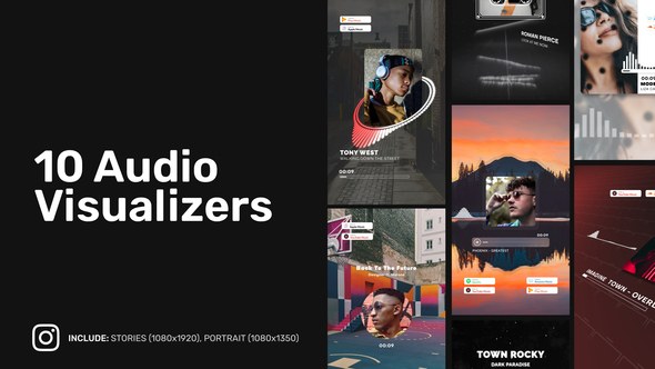 Videohive Design Instagram Audio Visualizers Product Promo template preview