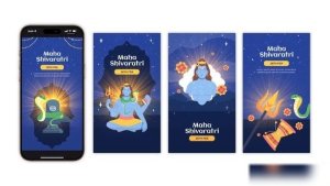 Videohive Maha Shivratri Instagram Stories 56832364 Product Promo template preview