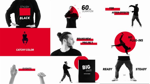 Videohive Dance and Rhythm - Typography Promo Elements template preview