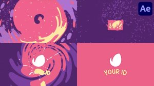 Videohive Colorful Liquid Logo for After Effects Logo Stings template preview