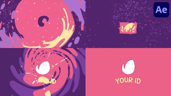 Videohive Colorful Liquid Logo for After Effects Logo Stings template preview