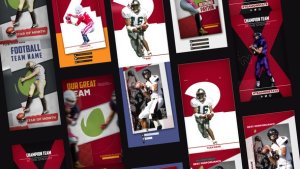 Videohive Sport Player on Social Media Product Promo template preview