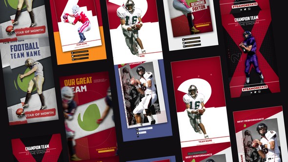 Videohive Sport Player on Social Media Product Promo template preview