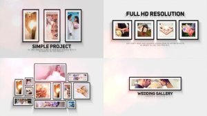 Videohive Wedding Gallery 39608552 Video Displays template preview