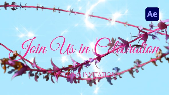Videohive Elegant Floral Wedding Invite Openers template preview