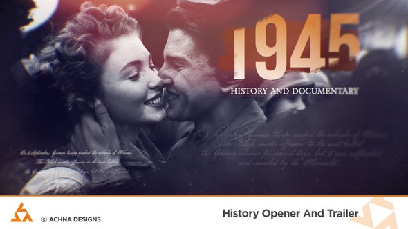 Videohive History Opener And Trailer Openers template preview