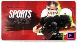 Sport Game Players Introduction Premiere Pro template preview