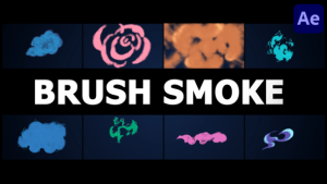 Videohive Brush Smoke | After Effects Elements template preview