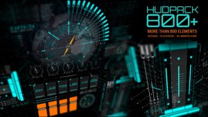 HUD Pack 800+ Video Displays template preview