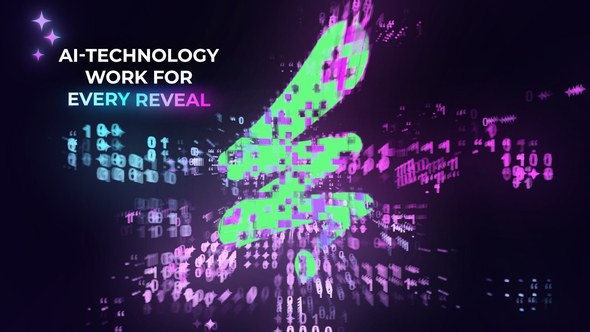 Videohive AI Technology Reveal Logo Logo Stings template preview