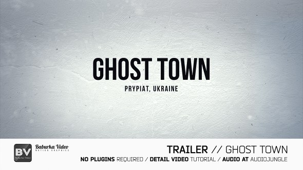 Trailer // Ghost Town Video Displays template preview