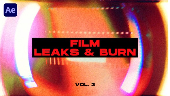 Videohive Film Leaks & Burn Transitions VOL. 3 | After Effects Elements template preview