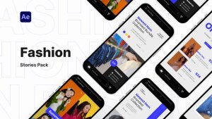 Videohive Fashion Stories Pack Video Display After Effect Template Product Promo template preview