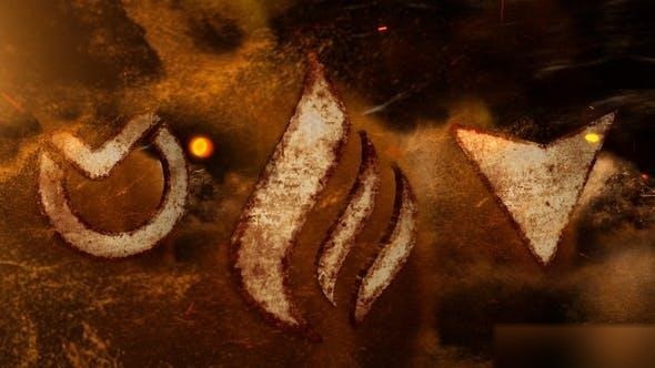 Videohive Sand Logo 43632065 Logo Stings template preview
