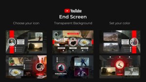 Videohive Youtube End Screens 50021427 Broadcast-packages template preview