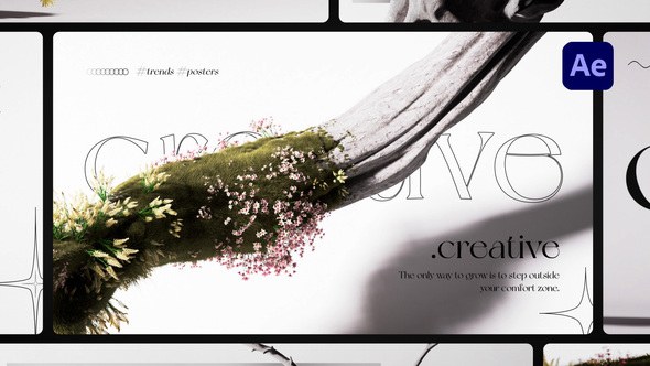 Videohive Organic Growth Posters Titles template preview