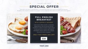 Videohive Restaurant Promo III Product Promo template preview