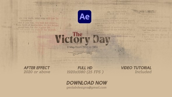 Videohive Victory Day Openers template preview