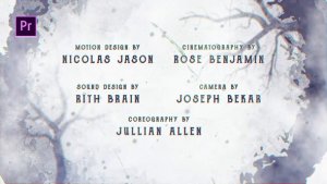 Cine Credit V.4 Video Displays template preview