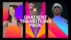 Videohive Vertical Gradient Transitions Pack Elements template preview