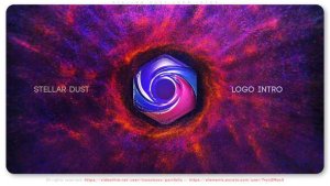 Videohive Stellar Dust Logo Intro Logo Stings template preview