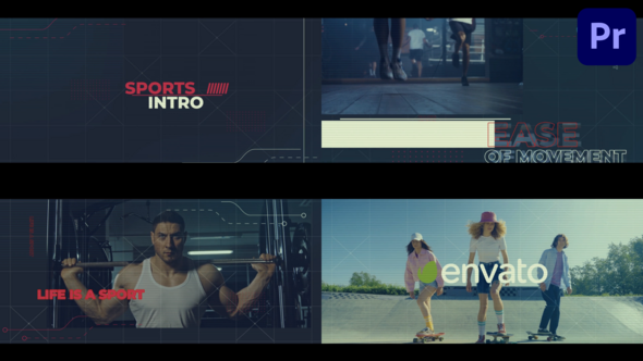 Sports Intro for Premiere Pro Premiere Pro template preview