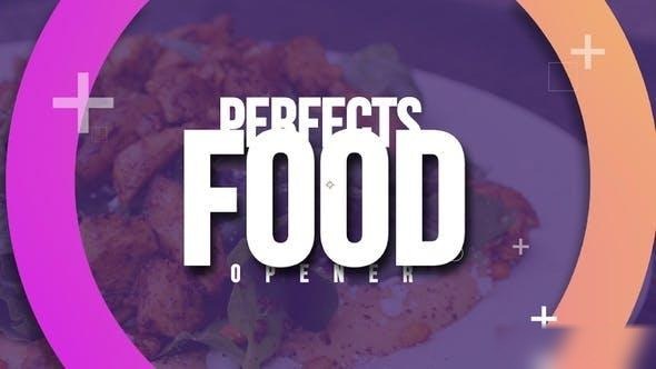 Videohive Perfect Food Opener Openers template preview