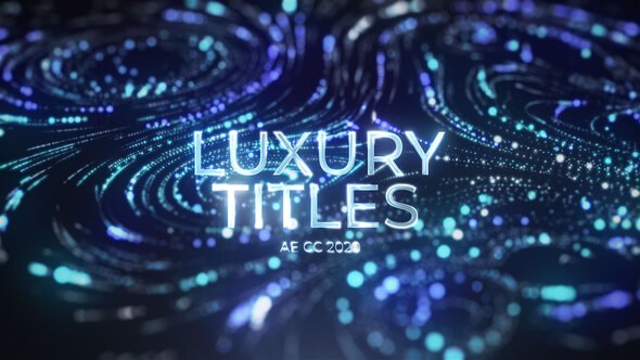 Videohive Luxury Wave Titles Titles template preview