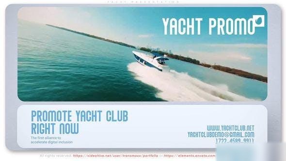 Videohive Yacht Presentation Openers template preview