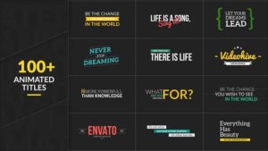100+ Animated Titles Video Displays template preview
