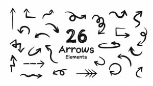 Videohive Hand Drawn Arrows 49410920 Elements template preview