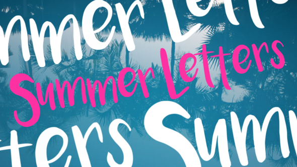 Videohive Summer Letters Titles template preview