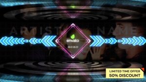 Videohive Modern Audio React Video Displays template preview