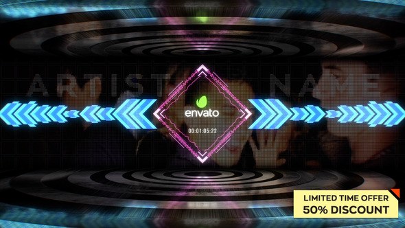 Videohive Modern Audio React Video Displays template preview